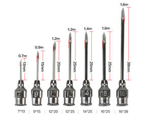 Aiguilles vétérinaires sûres durables d'aiguilles d'injection animale de 14G 16G 18G conçues pour des procédures animales précises - Product Image 5