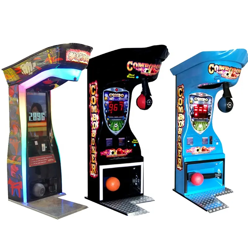 बॉक्सिंग स्ट्रीट एंटरटेनमेंट सॉकर पावर टेस्ट गेम मशीन बॉक्सिंग लॉटरी गेम मशीन