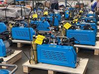 Kompresor Udara Listrik Portabel Tekanan Tinggi 100L 300bar 4500psi Berpendingin Udara untuk Menyelam Scuba dan Pemadam Kebakaran