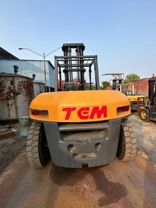Montacargas Diésel TCM FD100 Usado con Mástil de Dos Etapas y Distancia Central de Carga de 1000 mm para Centro Logístico de Muelle e Industria Pesada - Product Image 2