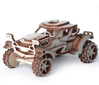 OEM ODM Fabrik 3D Zusammenbaubares Holzhandwerk Spielzeug Laserschnitt Holz Sperrholz UV-Druck