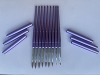 Brosse de finition pour porcelaine dentaire, poils en nylon doux, sans rayures, polissage haute brillance pour la restauration des dents en porcelaine