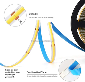 Sin caída de voltaje calidad estable alto brillo DC24V COB320 CRI80 CRI70 cinta led para decoración interior exterior tira led cob - Product Image 2