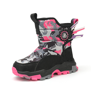 Novedad 2025: Zapatillas deportivas unisex de caña alta y botines cortos de felpa para invierno - Cierre sin cordones para niños y niñas - Económicos - Product Image 2