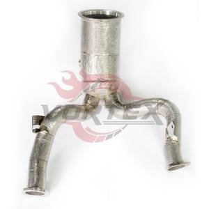 Tubo de Escape de Alto Rendimiento Vortex, Acero Inoxidable 304, Pulido Espejo, Soldadura TIG, 1.5 mm de Espesor, para Audi C8 A6 A7 55 TFSI - Product Image 3