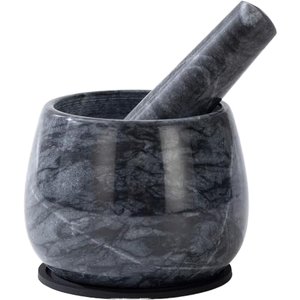 Broyeur à main en pierre de granit artisanal pour épices, herbes, poivre, café, graines – Idéal pour la cuisine, la restauration et la vente en gros - Product Image 1