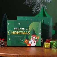 Ensemble de serviettes de Noël en polaire corail, vente en gros, boîte cadeau Père Noël et sapin de Noël, possibilité de personnalisation du LOGO, cartes de vœux.
