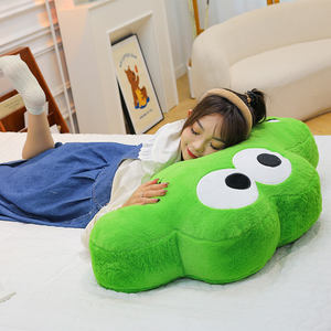 Peluche en forme de crocodile simulée en gros, adorable coussin en peluche en forme d'animal, coussin créatif avec des expressions faciales mignonnes - Product Image 4