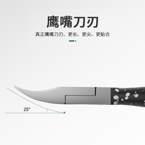 Stainless Steel Eagle Beak Pliers Double Head Nail Clipper For Ingrown Toenail And Cuticle Removal Home Use - Product Image 2