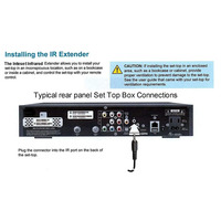 LCN Larga Distancia Ir Remoto Mi Infrared Blaster Receptor Cable 3,5 Jack Plug Ir Extender Cable Receptor Infrarrojo