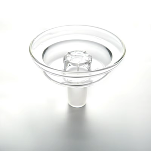 Bol à Shisha en verre de luxe <span class=keywords><strong>14MM</strong></span> Dia 18.8MM support de charbon de verre tête de narguilé et Joint accessoires pour fumer boîte d'emballage - Product Image 4