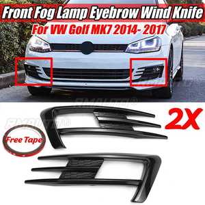 ฝาครอบไฟตัดหมอกหน้ารถยนต์ ABS คู่หนึ่ง สำหรับ VW Golf MK7 ปี 2014 2015 2016 2017 - Product Image 1