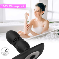 Erwachsenen-Silikon-Vibrator mit 12 Geschwindigkeiten Auf- und Abwärtsbewegung Anal-Vibrator Prostata-Massagegerät Butt Plug Prostata-Massagegerät Sexspielzeug-Box für Frauen
