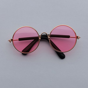 Lunettes de soleil mode créative pour animaux de compagnie Studio photographie accessoires Photo Miniature diverses couleurs poupée accessoires lunettes de soleil - Product Image 6