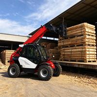 2,5-Tonnen-Allterrain-Teleskopstapler 55kW 74PS, platzsparender Kompaktrahmen, zuverlässige Leistung für Hobby-, Obstgarten- und Logistikbetriebe