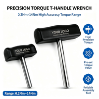 Clé dynamométrique à poignée en T en alliage OEM avec logo personnalisé, 1/4 pouce, 0,2 Nm-5,5 Nm, tournevis à couple fixe haute précision