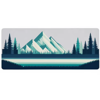 Tapis de bureau gaming en caoutchouc personnalisé, antidérapant, design Kawaii, grande taille 260x210mm, en stock, livraison directe
