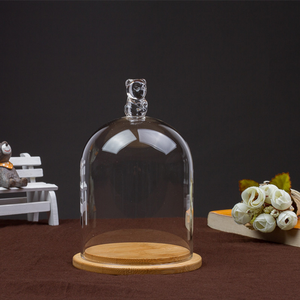 Vente en gros <span class=keywords><strong>de</strong></span> dôme en verre pour la décoration intérieure Couvercle en verre OEM <span class=keywords><strong>de</strong></span> cloche <span class=keywords><strong>de</strong></span> présentation dôme en verre Forever Flower dôme en verre avec base <span class=keywords><strong>de</strong></span> lumière LED - Product Image 6
