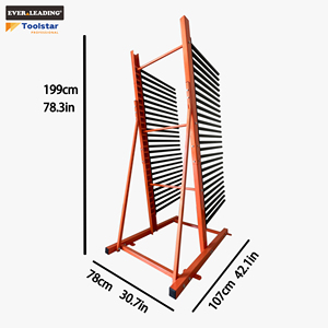Soporte <span class=keywords><strong>de</strong></span> metal independiente con diseño inclinado en forma <span class=keywords><strong>de</strong></span> A para láminas <span class=keywords><strong>de</strong></span> vidrio, para <span class=keywords><strong>taller</strong></span> <span class=keywords><strong>de</strong></span> parabrisas y herramientas <span class=keywords><strong>de</strong></span> automoción - Product Image 3