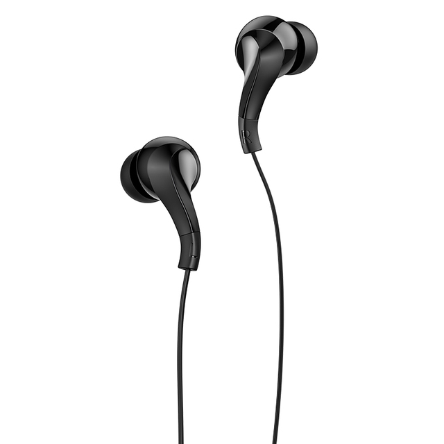 Hoco M68 Easy Clip Telescopic Earphones with Mic Automatic Cable Retraction