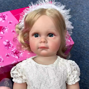 Muñeca de Vinilo de 22 Pulgadas, Realista, Recién Nacida, con Cuerpo Suave, Mini Juguete Personalizado - Product Image 5