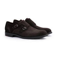 Mocassins pour hommes en cuir PU à lacets, antidérapants, flexibles et résistants, style classique, à enfiler pour hommes
