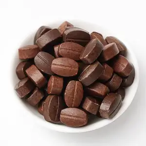 糖果厂家直销定制个人标签热卖咖啡糖果优质少糖苦味咖啡口味片剂糖果