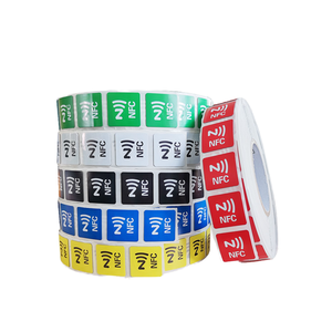 Etiqueta de Chip RFID NFC de 13.56MHz con Diseño Personalizado, NFC 213/215, Código QR, Etiqueta Adhesiva de Papel Resistente al Agua para Tarjetas de Membresía de Redes Sociales - Product Image 2