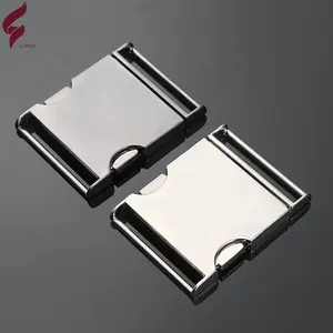 Lihui Designer Wide Belt Buckle Quick Release Metal Buckle Luggage Bag Making Materials Buckle For Shoulder Strap