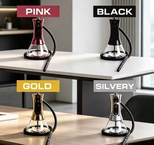 Electric Hookah Modern Glass Base <b>Portable</b> Water Pipe USB Rechargeable Lounge <b>Bar</b> Gift - Product Image 2