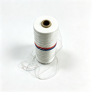 Rete in HDPE Lavorata a Maglia con Linea di Avvertimento, Pellicola Estensibile Morbida Lucida per Imballaggio di Mais e Mangimi, Facile Monitoraggio e Taglio - Product Image 5