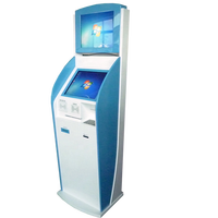 Vente en gros Kiosque interactif libre-service Prix Dépôt en espèces Distributeurs automatiques de billets Machine de dépôt Kiosque de paiement Bill de pièces Prix bas