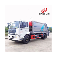 Camion compacteur à ordures Dongfeng 4*2 12CBM pour la collecte et la compression des déchets, camion d'occasion