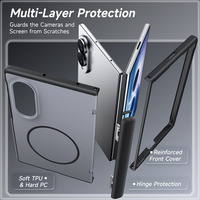Funda Magnética Plegable con Acabado Mate Premium y Protección Completa Contra Impactos para Samsung Galaxy Z Fold 7 8 Wide
