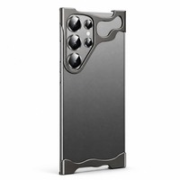 Étui de téléphone en métal sans cadre en alliage de zinc pour iPhone 18 Pro Max Samsung Galaxy S23 S24 S25 S26 Ultra OEM ODM Personnalisé Expédition rapide