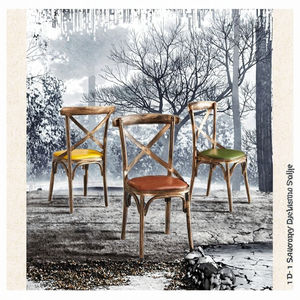 เก้าอี้ครอสแบ็คทันสมัย โครงโลหะ เบาะหวาย กันน้ำ ได้รับการรับรองมาตรฐาน ISO9001 รับประกัน 3-5 ปี เหมาะสำหรับงานกลางแจ้ง โรงแรม งานแต่งงาน สวนสาธารณะ - Product Image 3