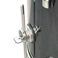 14*14-inch Adjustable Wooden Electronic Floor Tom Drum Dual-zone 3-layer Net Head and Frame