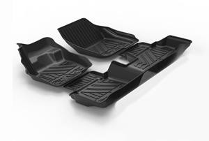 Autobo pour <span class=keywords><strong>Ford</strong></span> Mondeo essence berline <span class=keywords><strong>2013</strong></span>-2016, tapis de sol de voiture tout temps en TPE, ensemble complet, 100% imperméable, facile à nettoyer - Product Image 2