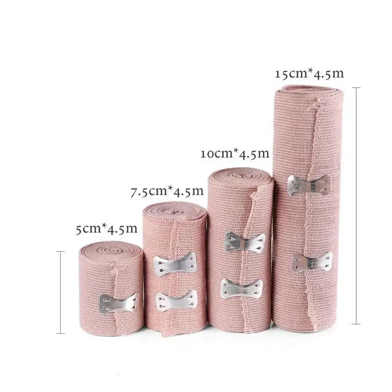 Băng Quấn Crepe Cotton Mềm Cao Y Tế Băng Co Giãn Tự Dính Nhiều Màu