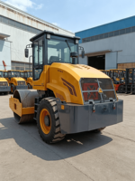 Vente Flash : Rouleau compresseur vibrant à tambour unique de 8 tonnes, compacteur de sol et d'asphalte de haute qualité à prix d'usine