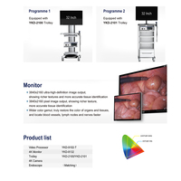 Système d'endoscopie médicale électrique ENT avec caméra endoscopique métallique IKEDA, résolution 1080P, balayage progressif, source de lumière LED 60