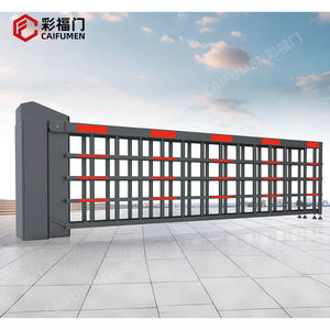 Barriera a braccio ribaltabile elegante e robusta per il controllo accessi veicoli elettrici, barriera di sollevamento per parcheggi di comunità residenziali - Product Image 3