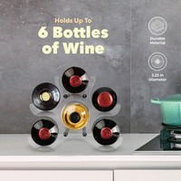 Support de rangement et de présentation en acrylique pour bouteilles de comptoir, idéal pour les bouteilles de produits de beauté et domestiques