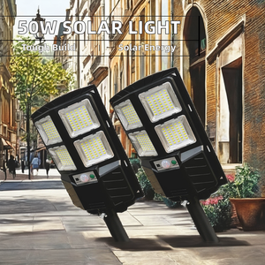 50 Wát LED năng lượng mặt trời ánh sáng đường phố với ABS cực cảm biến chuyển động điều khiển từ xa IP65 đánh giá cho nhà vườn hoặc đường sử dụng - Product Image 2