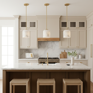 Mini <span class=keywords><strong>suspension</strong></span> en albâtre, <span class=keywords><strong>luminaire</strong></span> moderne pour îlot de cuisine, abat-jour en pierre naturelle, tige en <span class=keywords><strong>laiton</strong></span>, <span class=keywords><strong>suspension</strong></span> Patrice en albâtre - Product Image 2