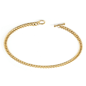 CHENG JEWELERS Bijoux fantaisie Bracelets pour hommes en acier inoxydable de 10 mm avec fermoir OT Plaqué <span class=keywords><strong>or</strong></span> <span class=keywords><strong>18</strong></span> <span class=keywords><strong>carats</strong></span> - Product Image 6