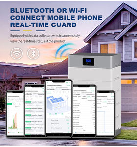 แบตเตอรี่ลิเธียมไอออน51.2V สำหรับเก็บพลังงานแสงอาทิตย์ใช้งานได้นาน Lifepo4 100Ah 48V - Product Image 3