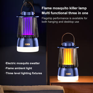 Lampe anti-moustiques sans fil, lampe électrique à choc électrique pour <span class=keywords><strong>tuer</strong></span> les moustiques, hôtel, ferme, lieu public, lampe anti-insectes à choc électrique - Product Image 4
