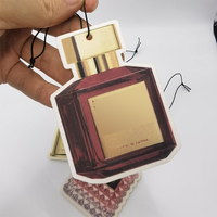 Mini-parfum de luxe pour femme Paper Designer, flacon portable original, cartes de visite, désodorisant de voiture, aromathérapie