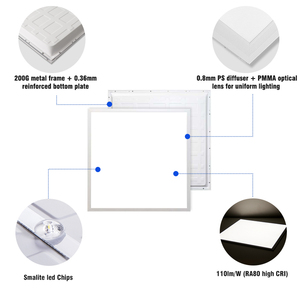 60x60 <strong>2x4</strong> 2x2 <strong>Led</strong> Ceiling <strong>Light</strong> Recessed Square 600*600 595x595 <strong>Led</strong> <strong>Panel</strong> <strong>Light</strong> Inoor Office Suspend <strong>Led</strong> Floor <strong>Light</strong> - Product Image 3